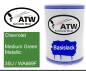 Preview: Chevrolet, Medium Green Metallic, 35U / WA669F: 500ml Lackdose, von ATW Autoteile West.